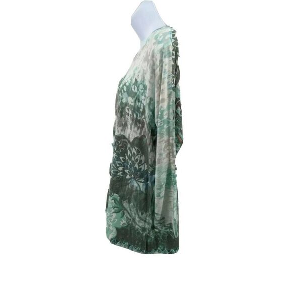 Soft Surroundings Shirt Top Tunic Flower Tie Dye - Picture 5 of 14